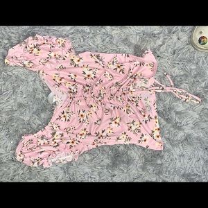 No Boundaries pink crop top